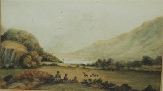 After David Cox watercolour